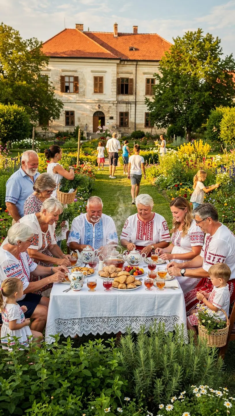 Zeleni čaj s mirisom meda i limuna, poslužen u tradicionalnoj hrvatskoj šalici.