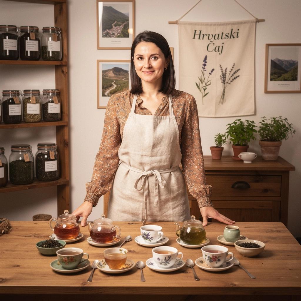 Zeleni čaj s cvjetovima jasmina u elegantnoj keramičkoj posudi.